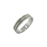 14k White Gold Band