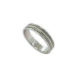 14k White Gold Band
