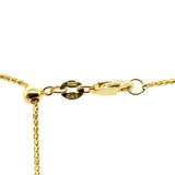 14k Yellow Gold Adjustable Necklace