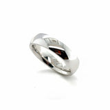 14k White Gold 5mm Band