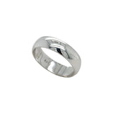 10k White Gold 5MM Band