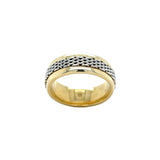 14k Two Tone Band