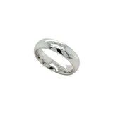 14k White Gold 5MM Band