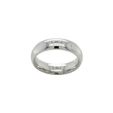 14k White Gold 5MM Band