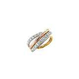 18k Tricolor Diamond Ring