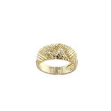 14k Florentine Finish 9MM+ Ring