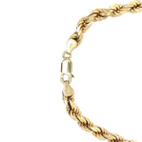14k Yellow Gold Rope Bracelet