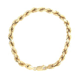 14k Yellow Gold Rope Bracelet