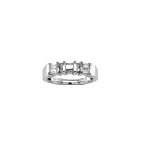 14k Diamond Band with Baguettes