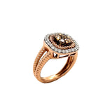14k Fancy Chocolate Diamond Ring