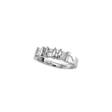 14k Diamond Band with Baguettes