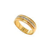 14k Diamond Wedding Band